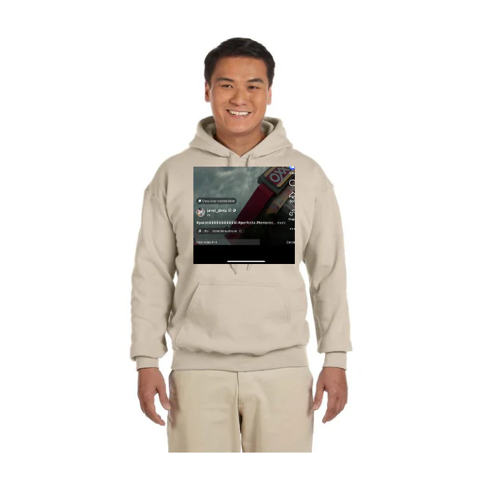 Custom Adult Hoodie Printed by DTFOrder
