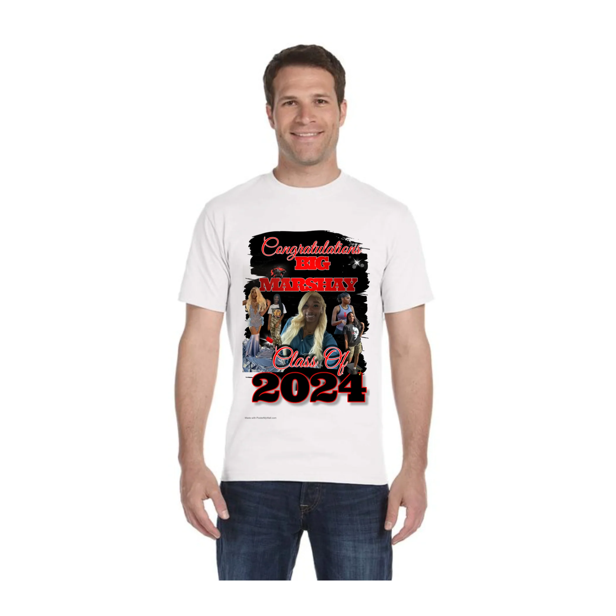 Custom Adult T-Shirt Printed by DTFOrder
