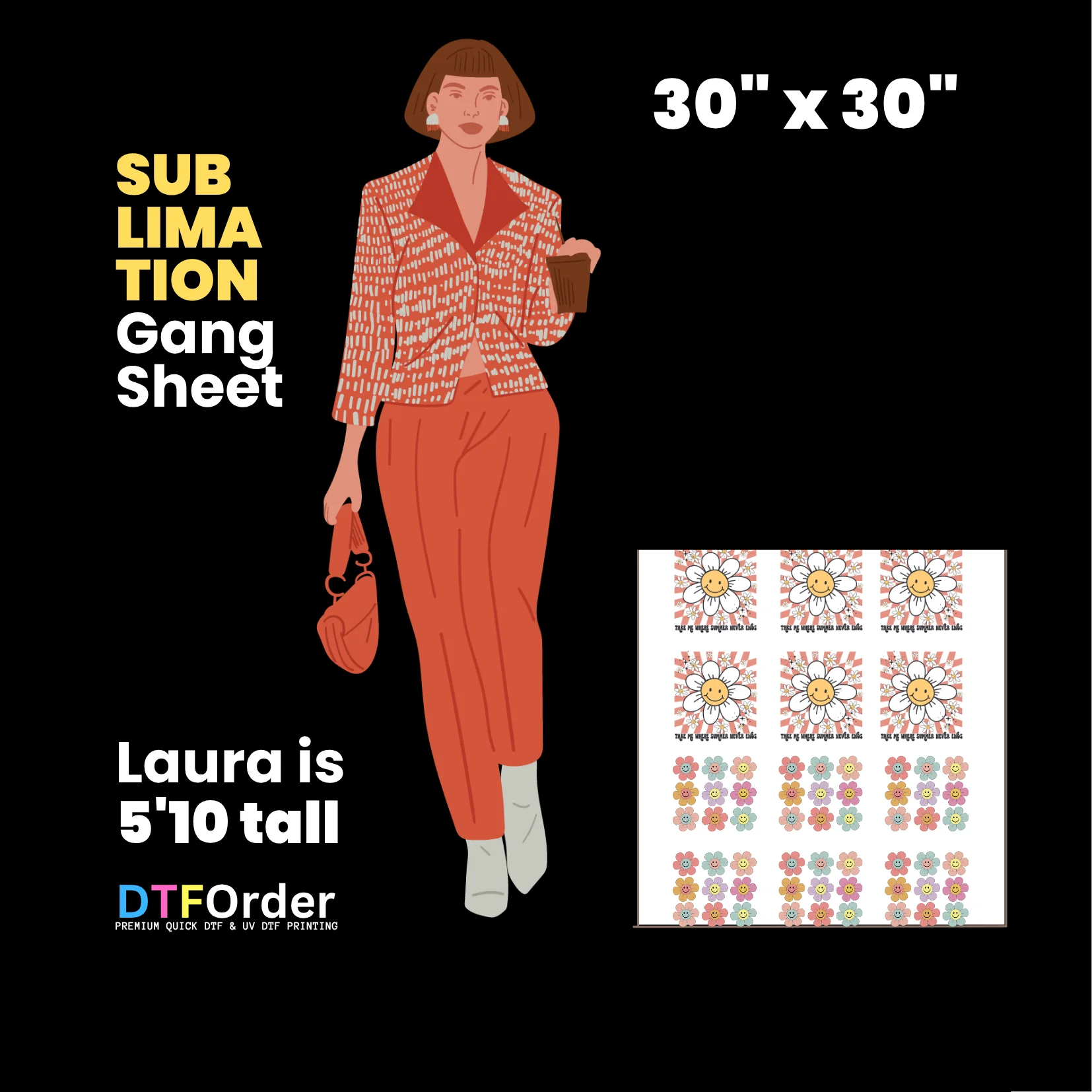 Gang Sheet Upload 30inch (Sublimation)